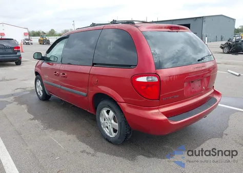 2006 Dodge Caravan Sxt из США, поврежденный, VIN 1D4GP45R36B533131